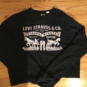 LEVIS CROPPED SWEATSHIRT